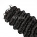 Deep Curly Virgin Human Hair Double Drawn Bundles